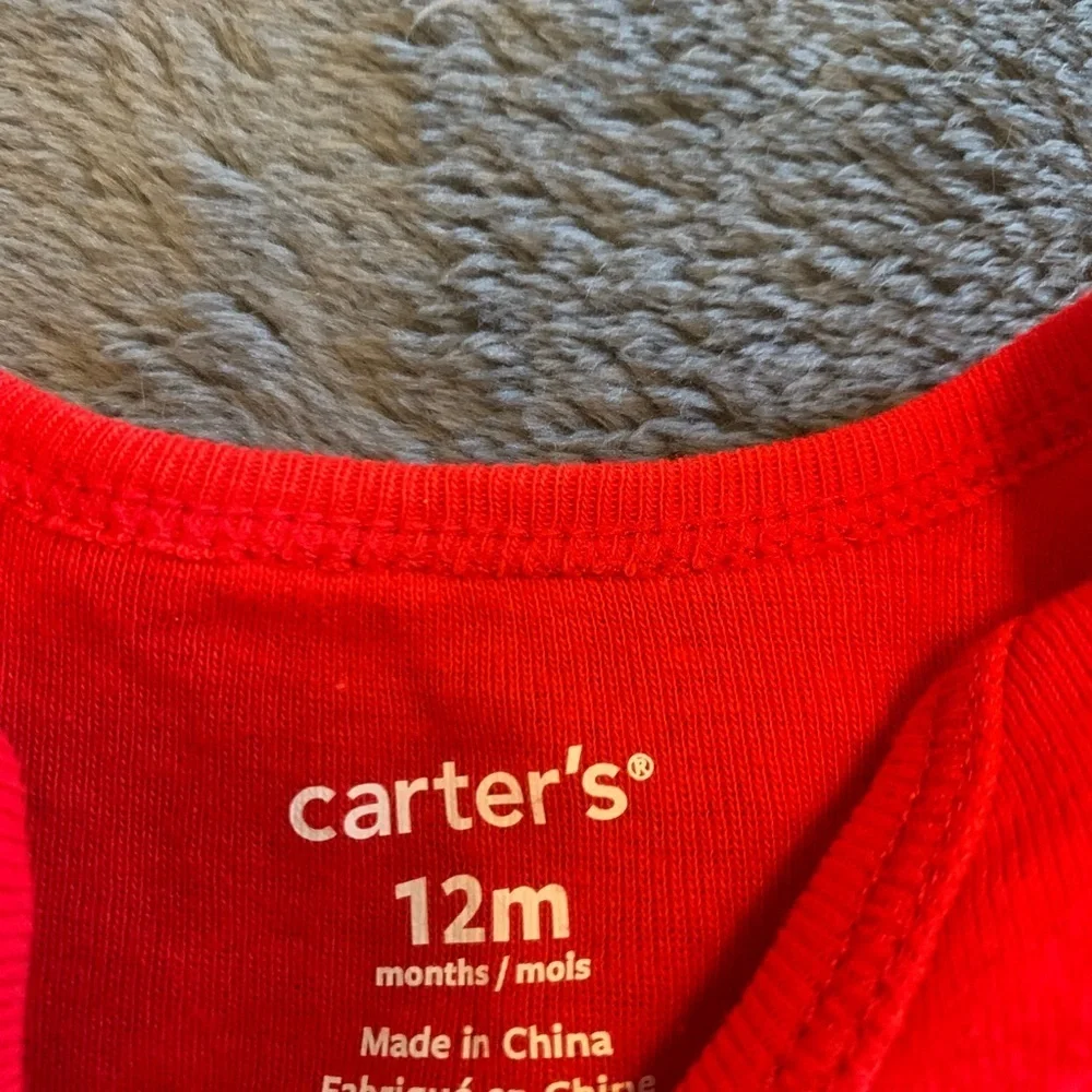 Carter's Red Baby Onesie